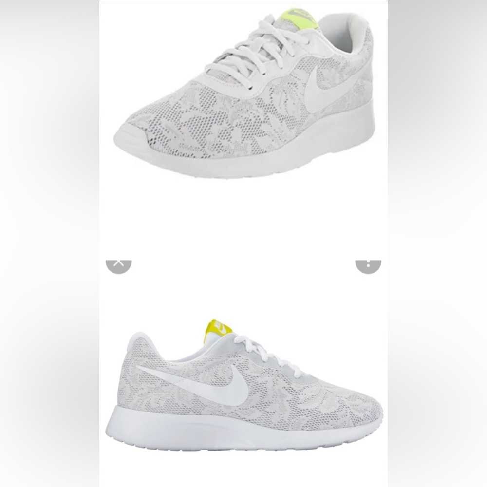 White Nike Tajun size 8